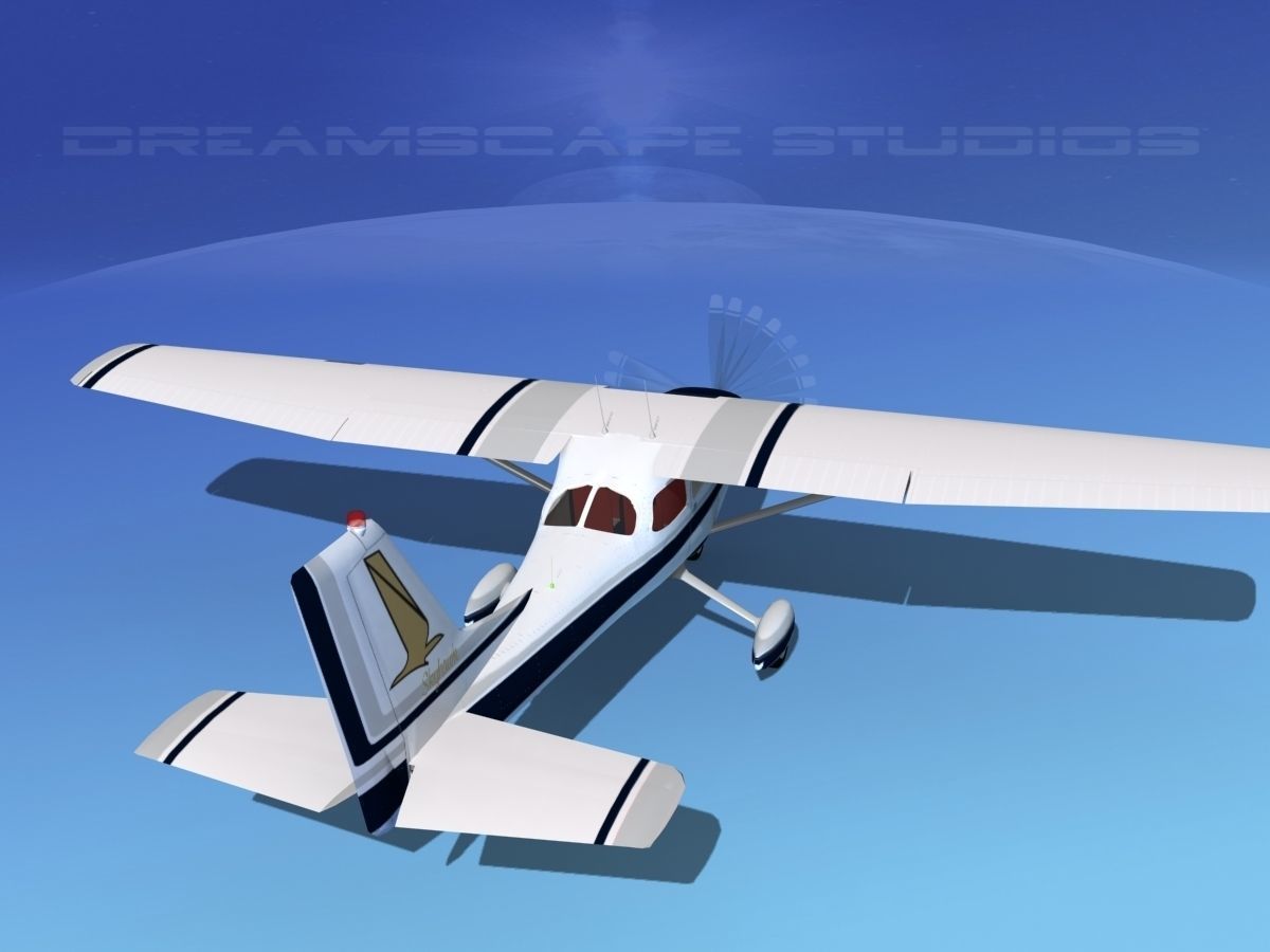 Cessna 172 Skyhawk 1967 V12 3D model_6