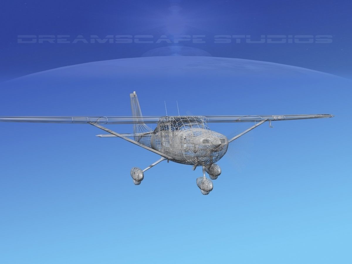 Cessna 172 Skyhawk 1967 V12 3D model_13