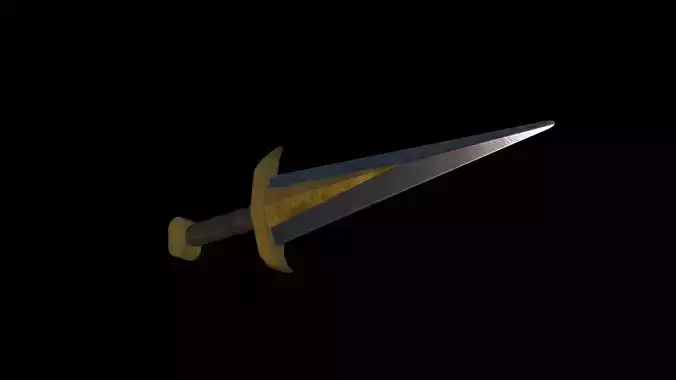 PBR Blade sword Free low-poly 3D model PBR Blade sword Free low-poly 3D model
