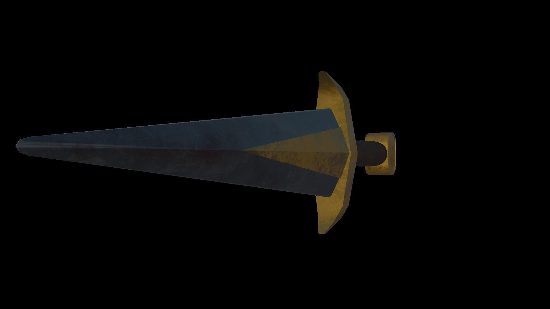 PBR Blade sword Free low-poly 3D model_3