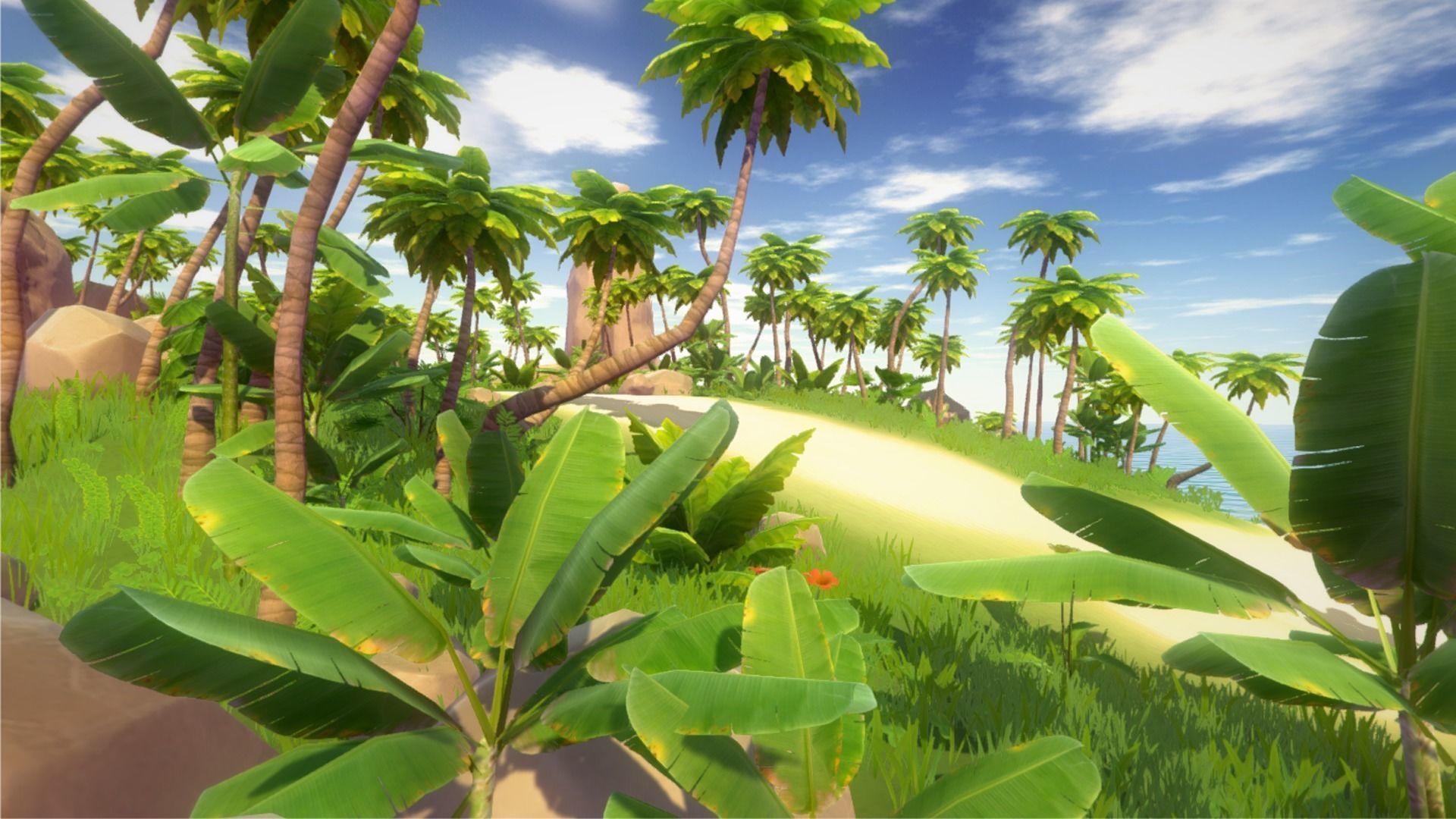 Tropical Environment Pack Low-poly 3D model_7