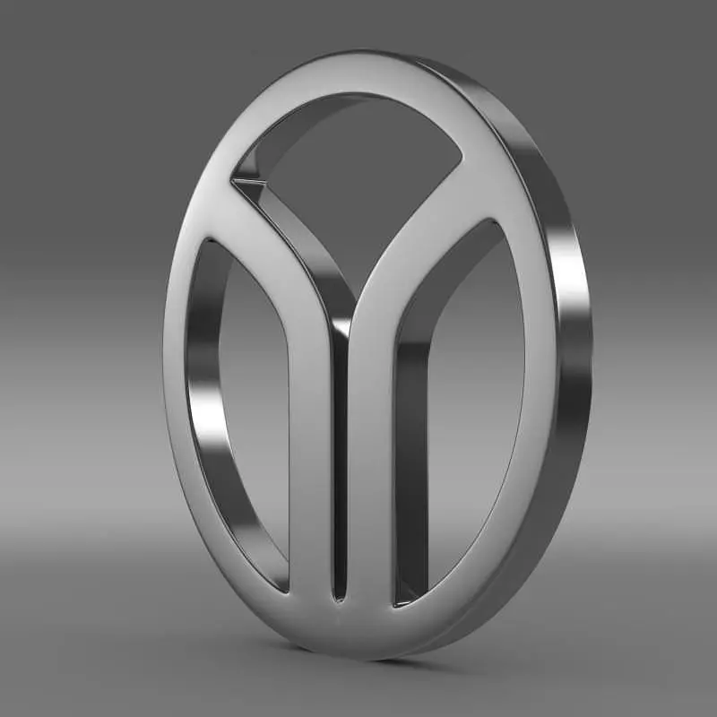 Yugo Logo 3D model_0