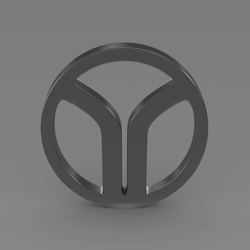 Yugo Logo 3D model_4