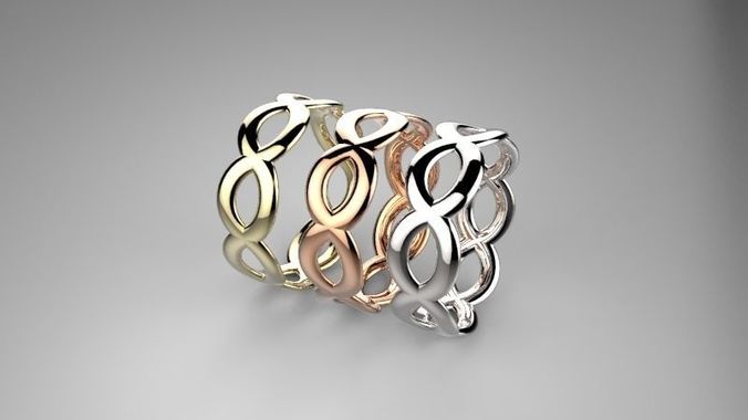 o106 Sempre Ring 3D print model