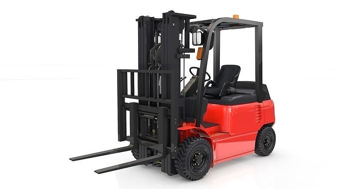 Forklift Animated 3D model