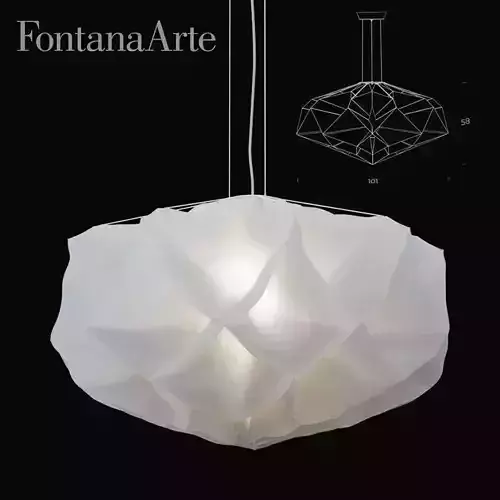 FontanaArte Albedo Chandelier 3D model