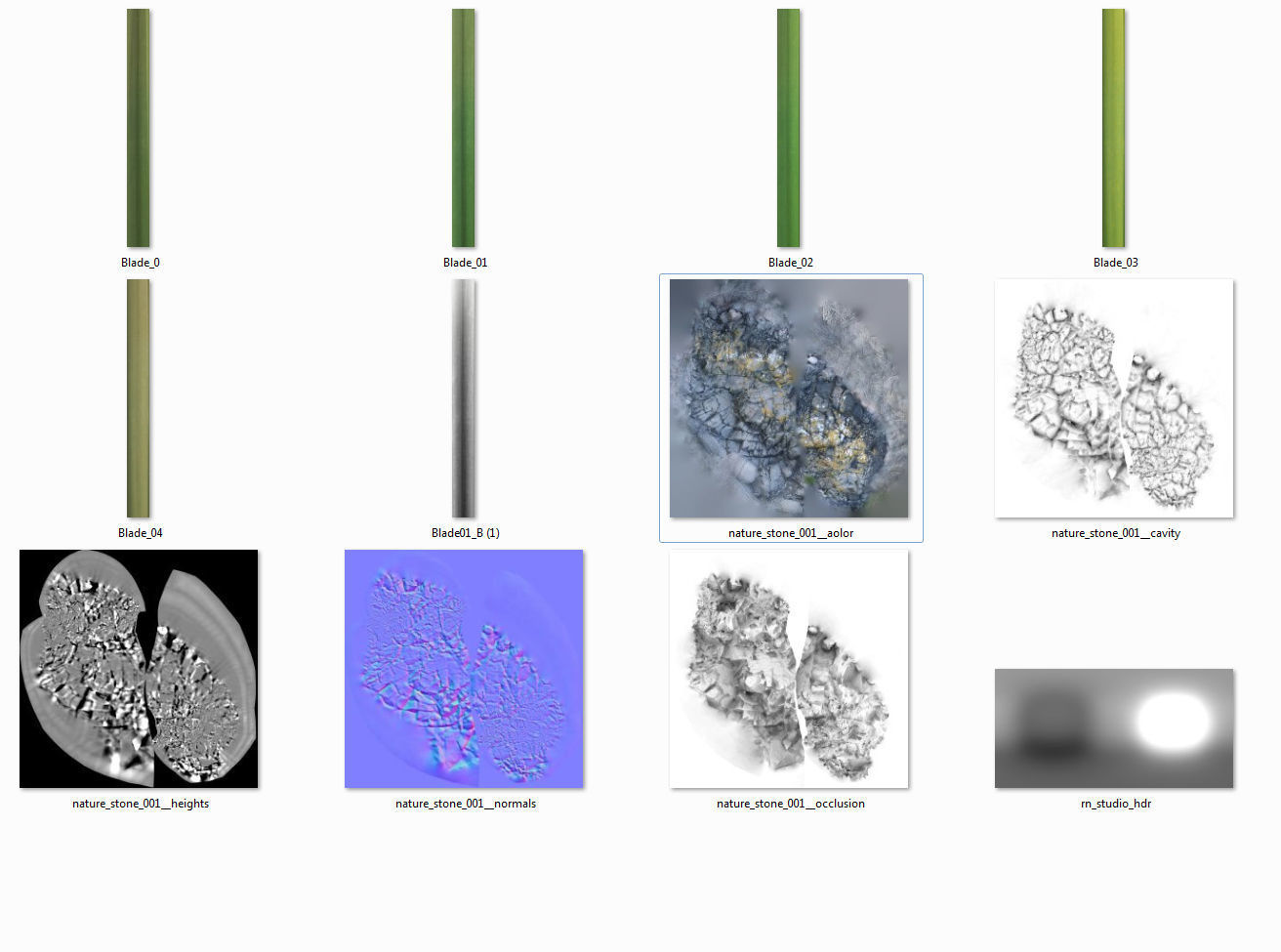3d scanned stone cliff 001 3D model_6