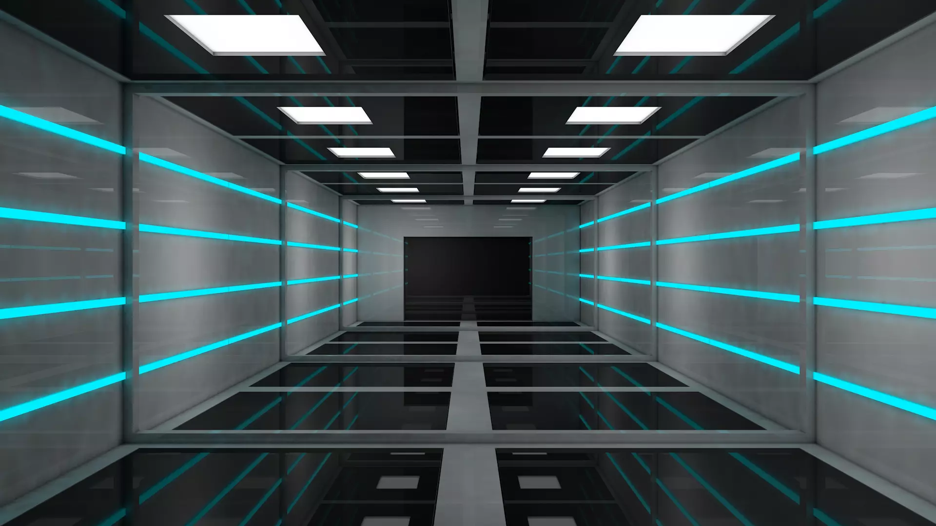 Sci Fi Interior 3D model