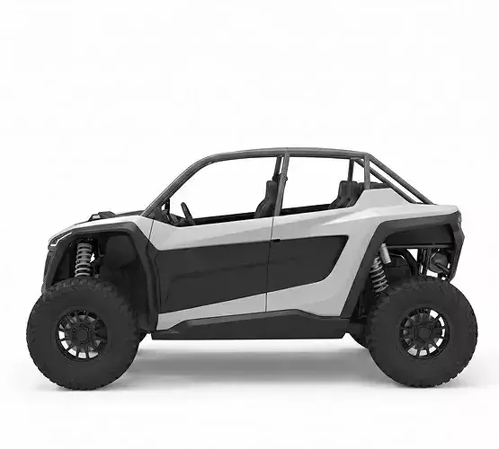 Nikola NZT UTV Low-poly 3D model 4