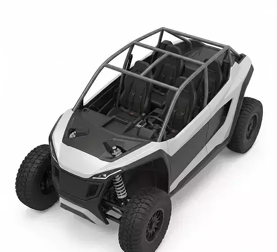 Nikola NZT UTV Low-poly 3D model 3