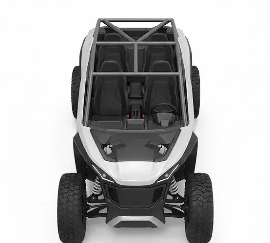 Nikola NZT UTV Low-poly 3D model 6