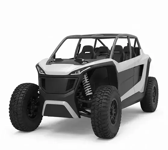 Nikola NZT UTV Low-poly 3D model