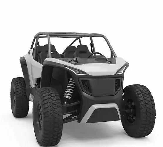 Nikola NZT UTV Low-poly 3D model 7