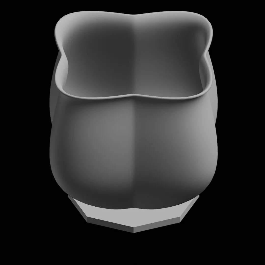 Squircle Pattern Vase - Shape A08 - STL 3D Print Ready Free 3D print model