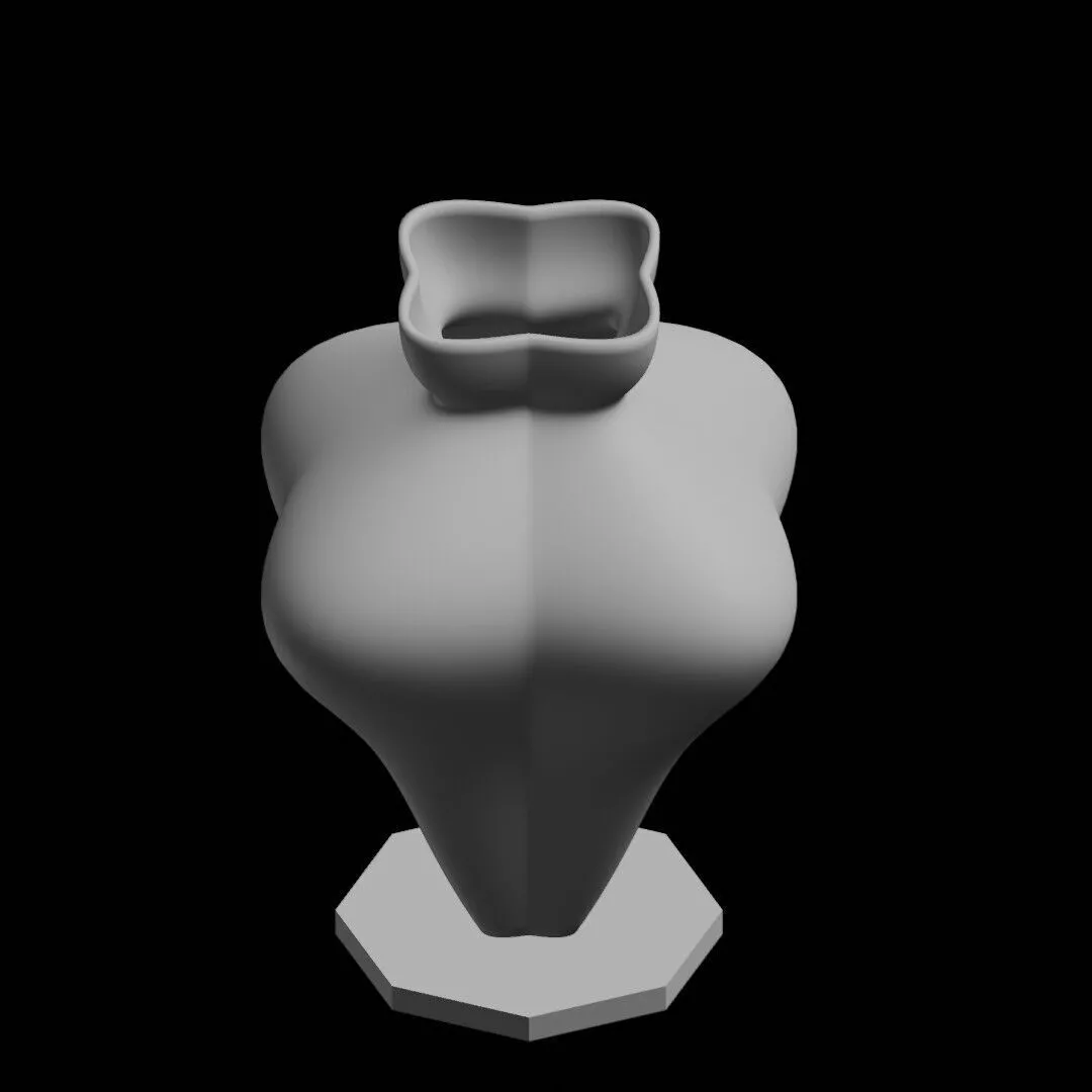 Squircle Pattern Vase - Shape A07 - STL 3D Print Ready Free 3D print model