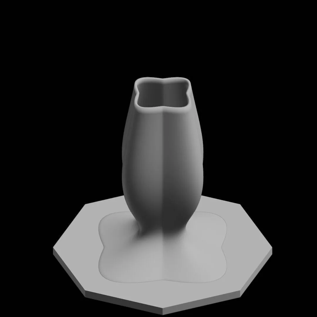 Squircle Pattern Vase - Shape A04 - STL 3D Print Ready Free 3D print model