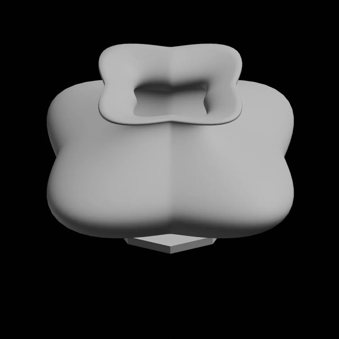 Squircle Pattern Vase - Shape A03 - STL 3D Print Ready Free 3D print model