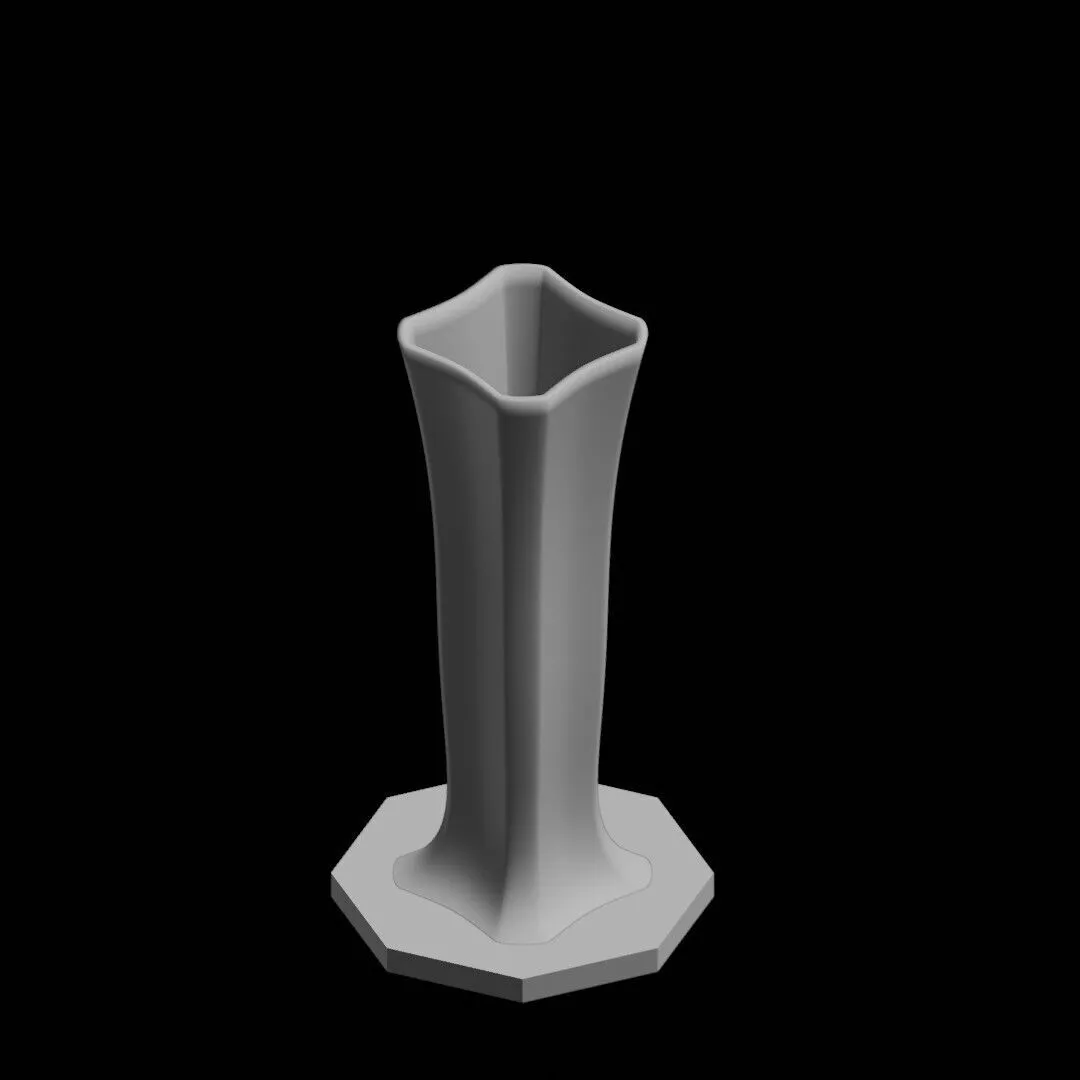 Quatrefoil Pattern Vase - Shape A09 - STL 3D Print Ready Free 3D print model