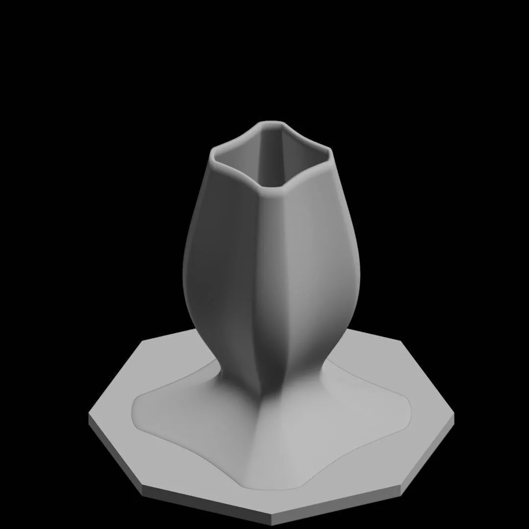 Quatrefoil Pattern Vase - Shape A04 - STL 3D Print Ready Free 3D print model