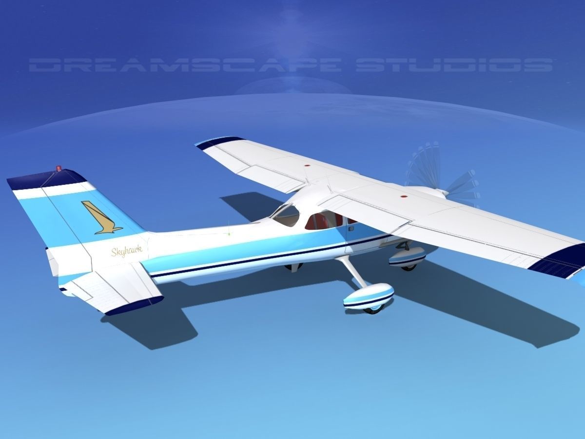 Cessna 172 Skyhawk 1976 V05 3D model_5