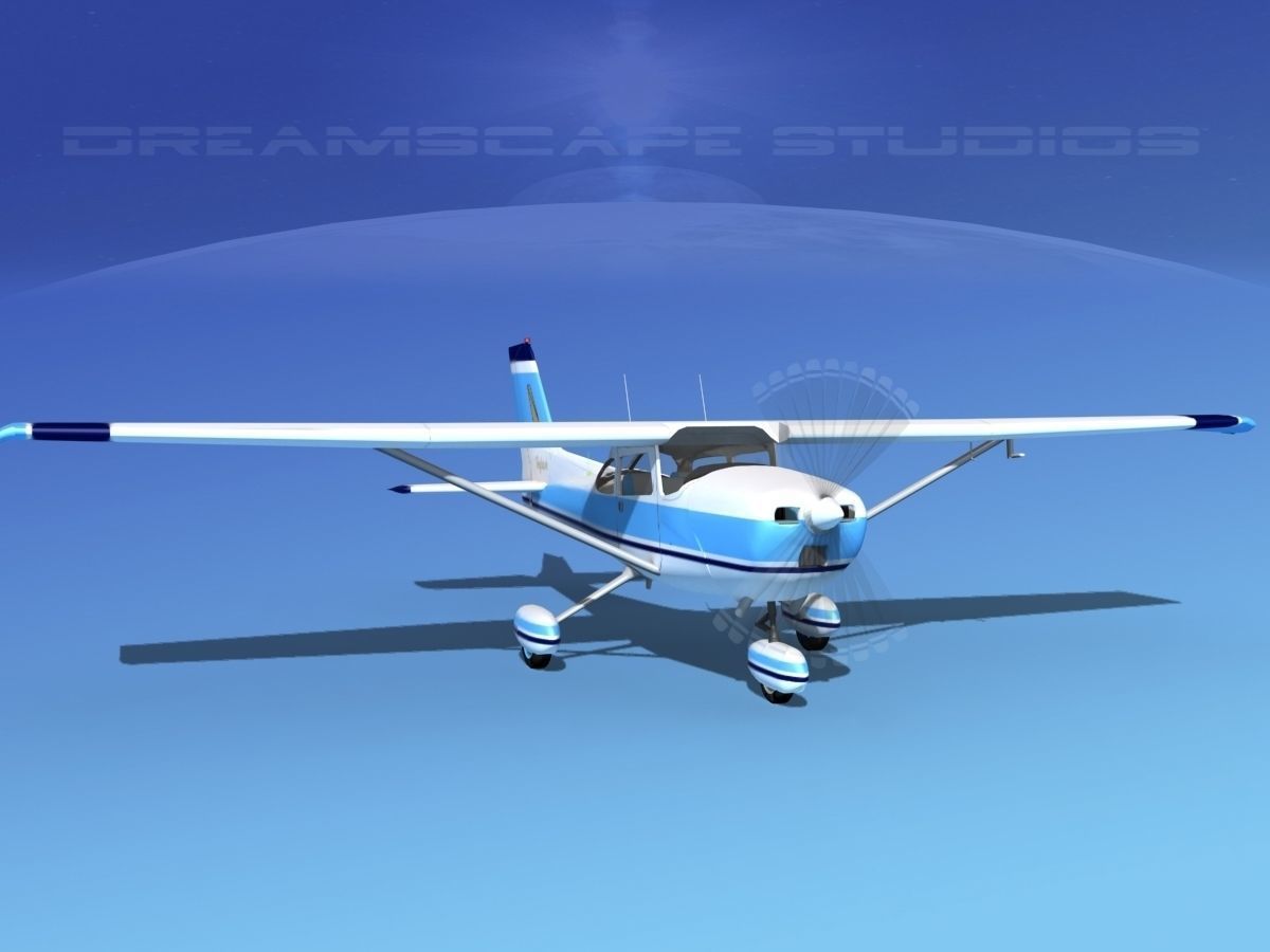 Cessna 172 Skyhawk 1976 V05 3D model_2