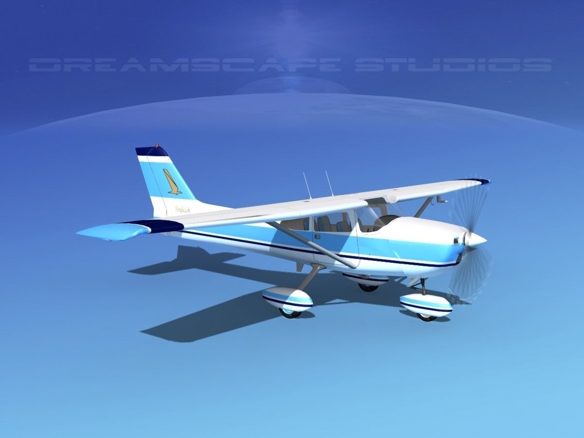 Cessna 172 Skyhawk 1976 V05 3D model_3