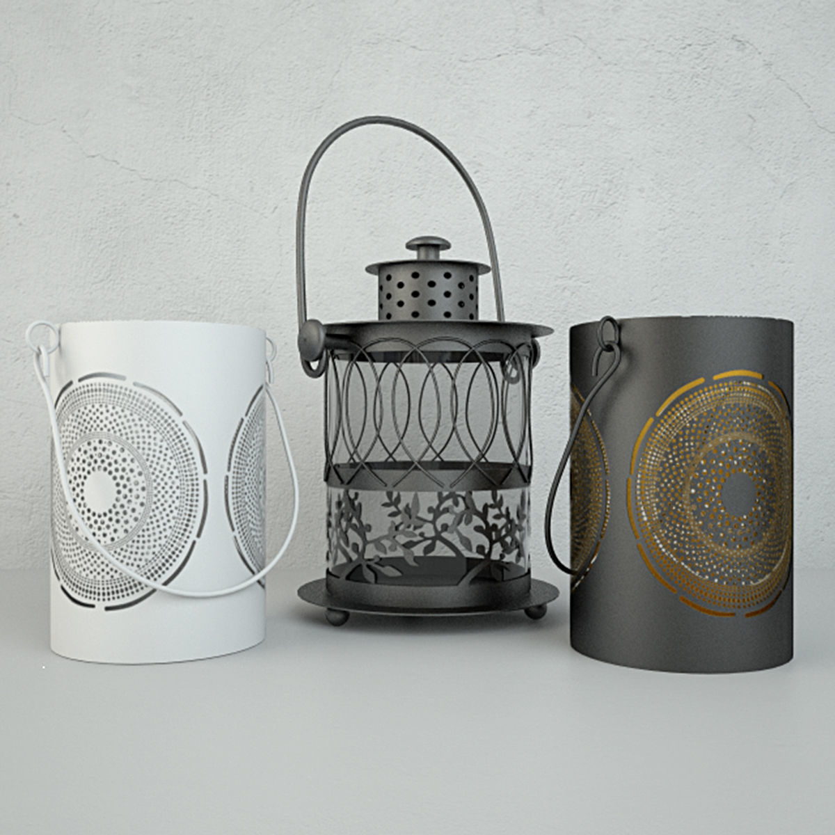 Lanterns by Jysk 3D model_3