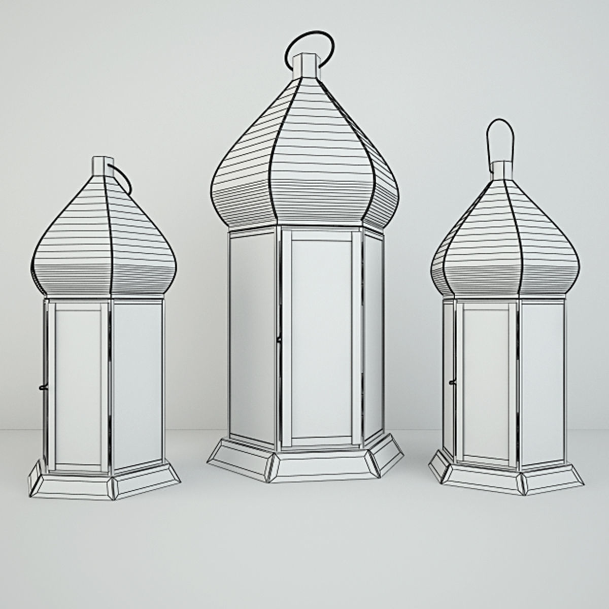Lanterns by ZARA HOME 3D model_2