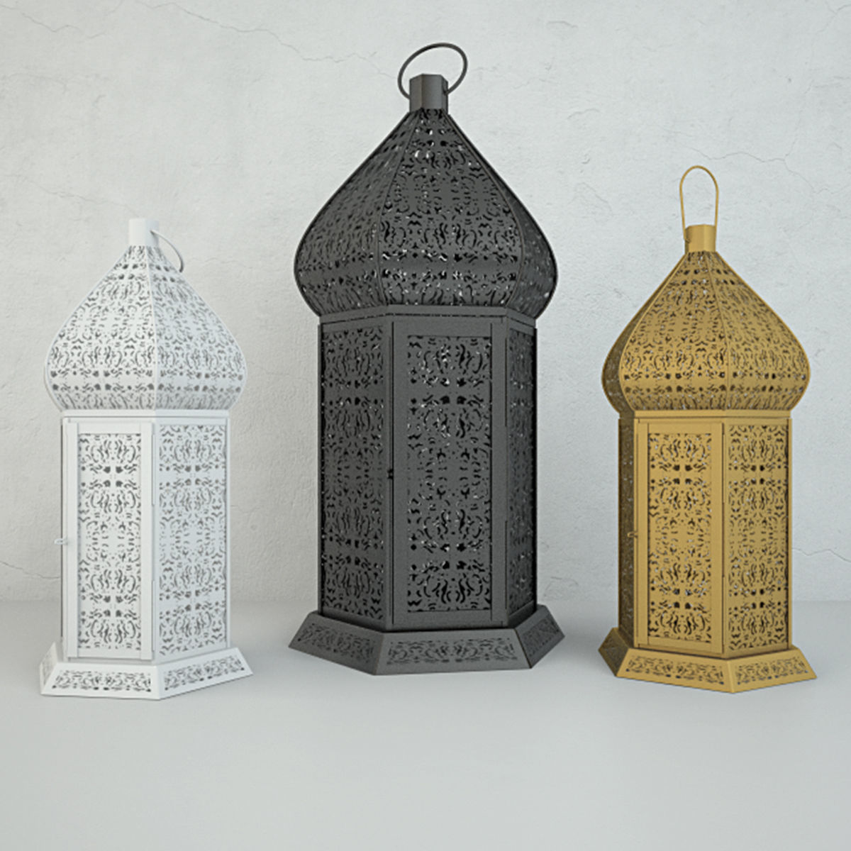 Lanterns by ZARA HOME 3D model_1