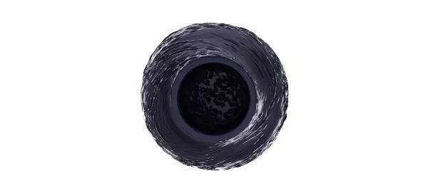Blue Glossy Ceramic Vase 3D Model 3D print model