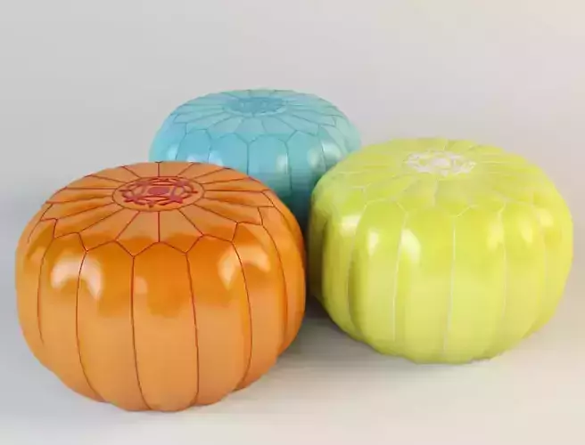 Outdoor Moroccan Pouf