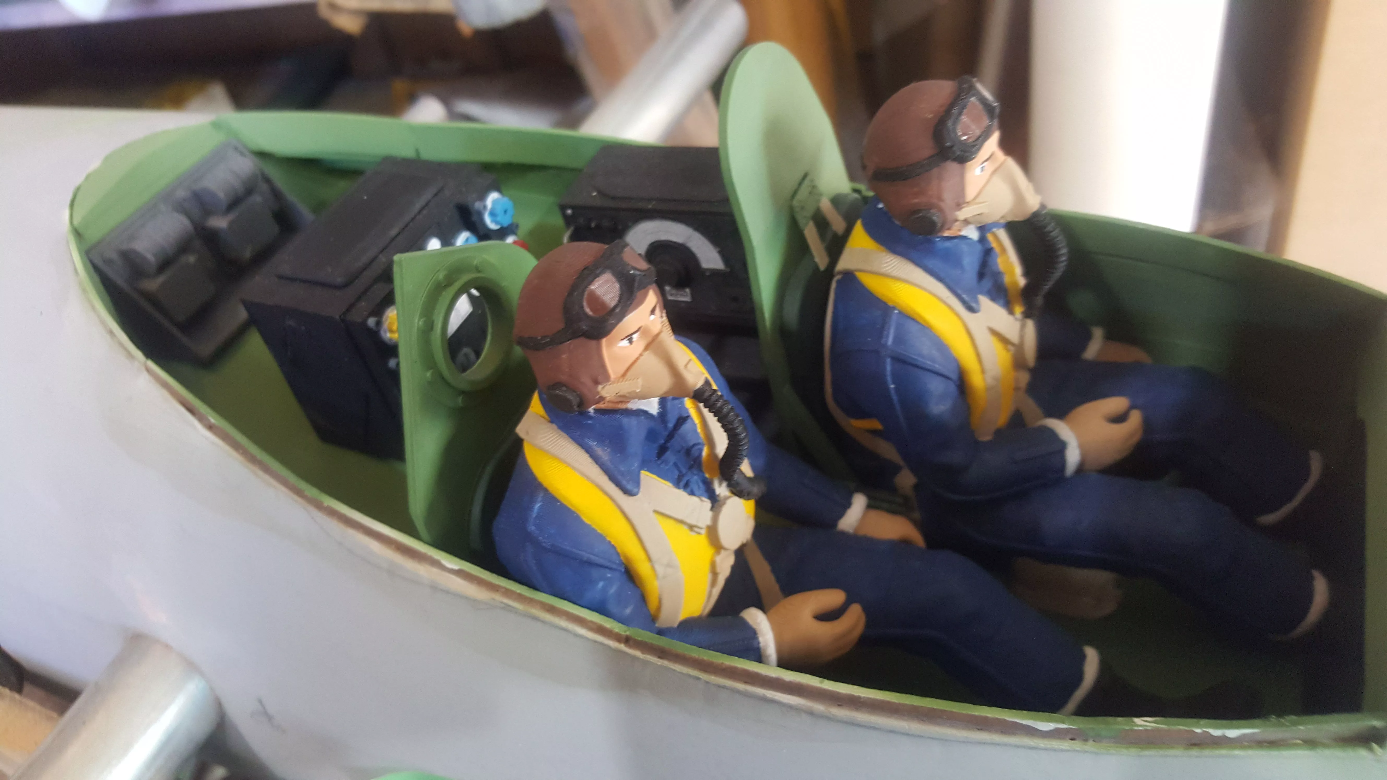 Mosquito Cockpit Set 3D print model