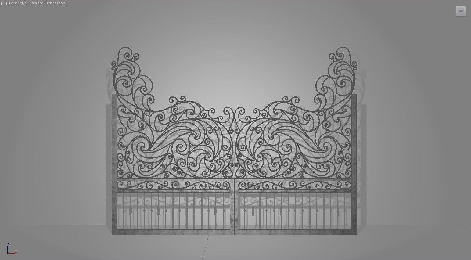 Iron Gate 3D model_4