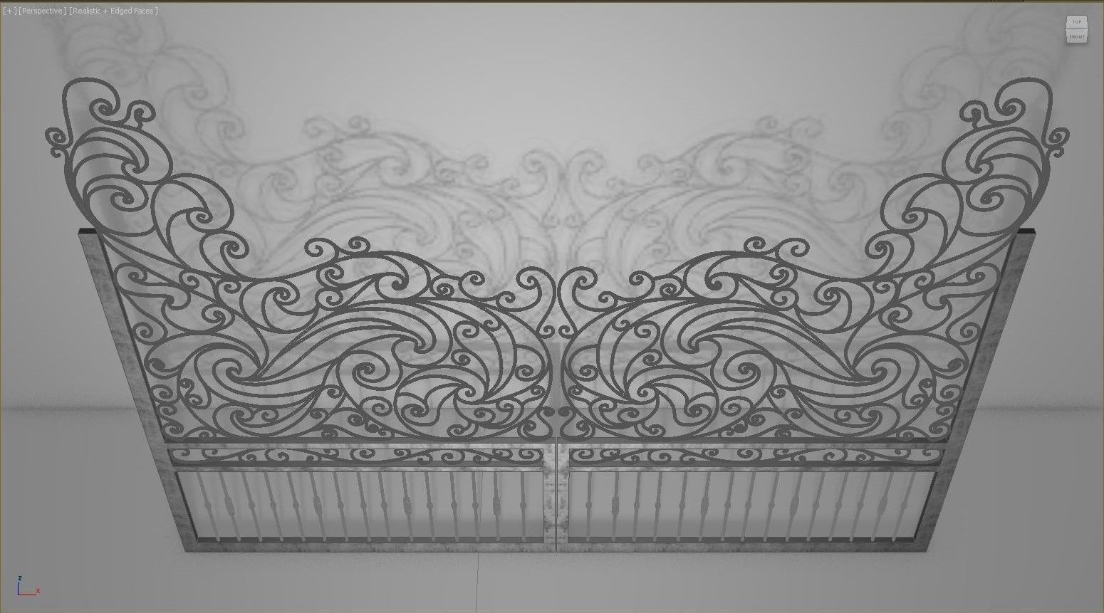 Iron Gate 3D model_5