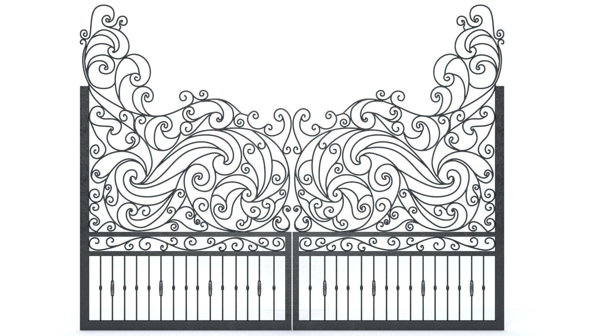 Iron Gate 3D model_0