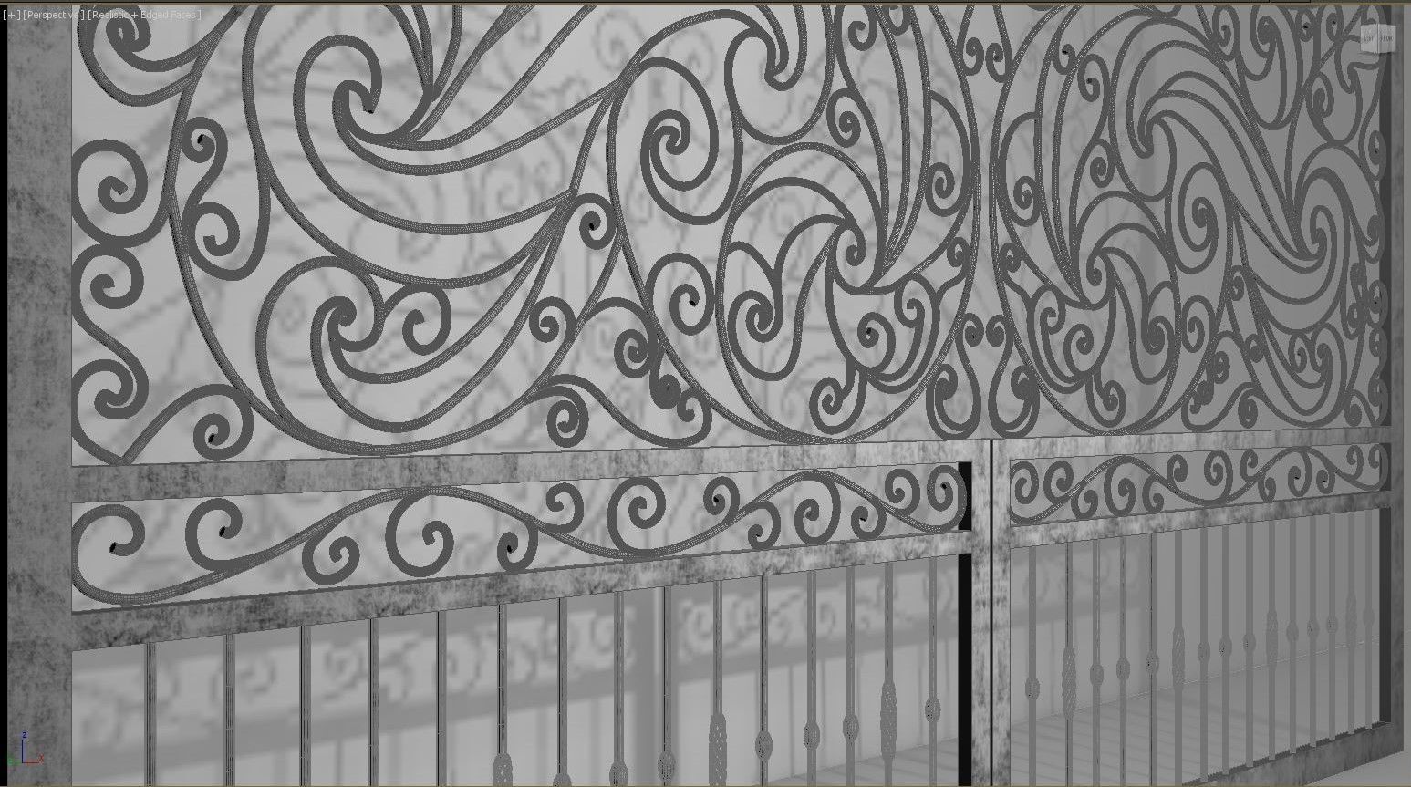 Iron Gate 3D model_7