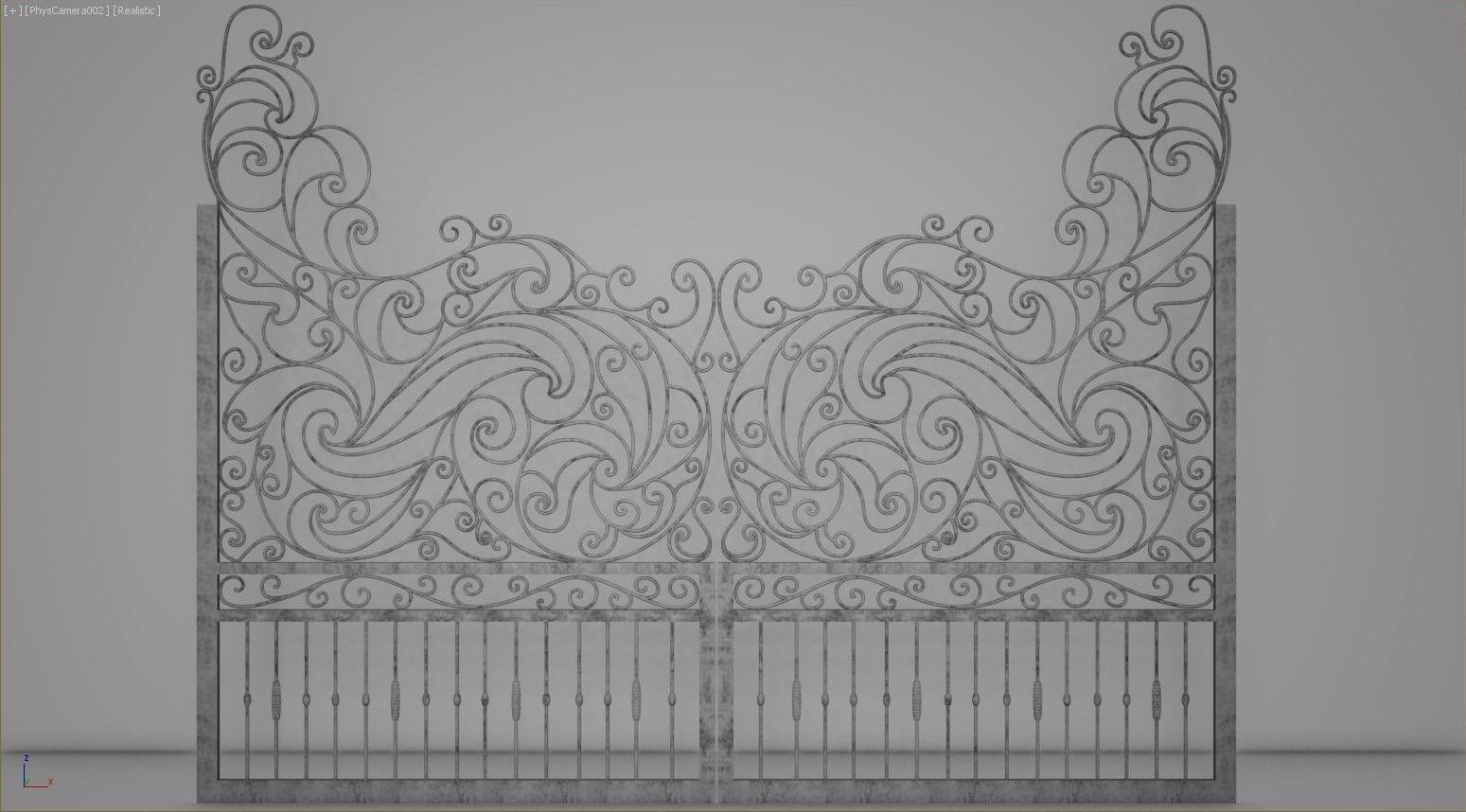 Iron Gate 3D model_3