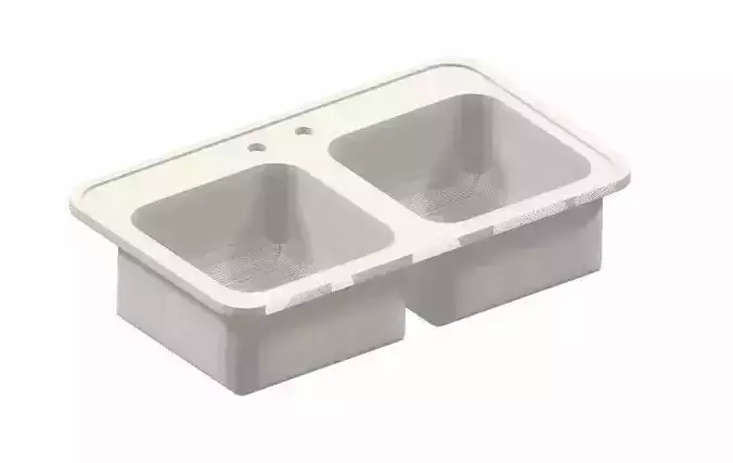 Miniature Kitchen Sink 3D Printable Ready