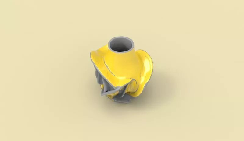 Abstract Modern Ceramic Vase 3D print model