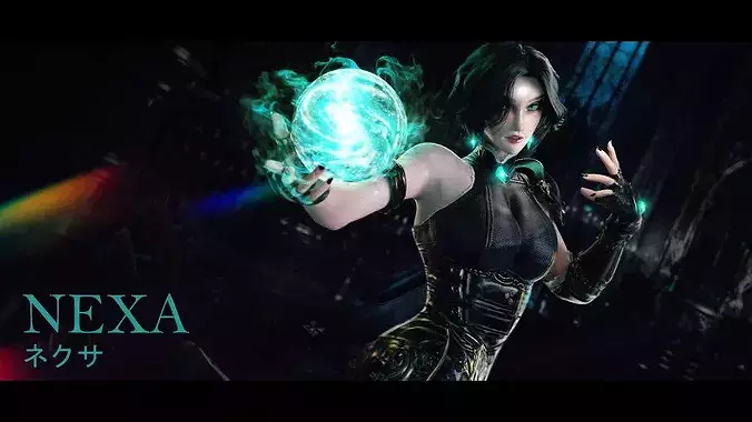 Female - Mage RPG Game Character - Nexa