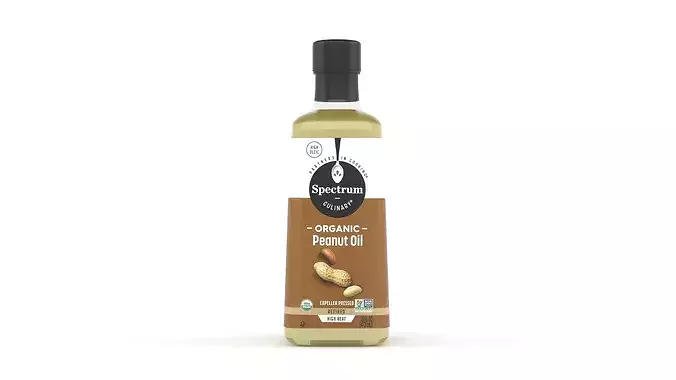 Organic Peanut Oil 3D model 2