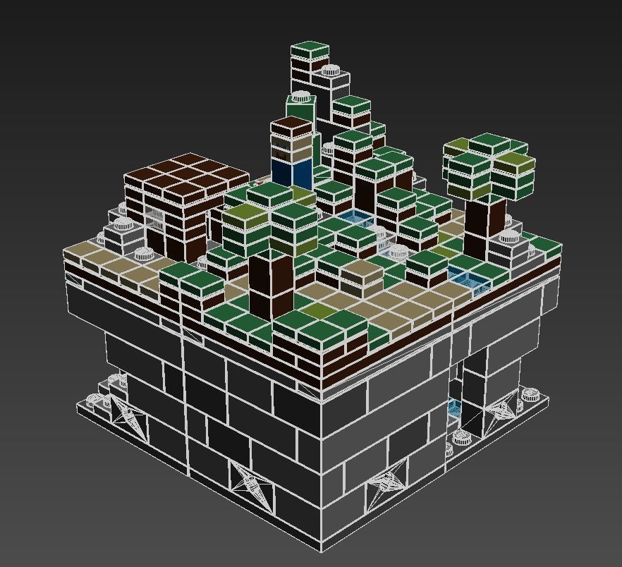 Minecraft Lego 3D model_4