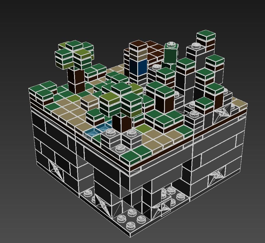 Minecraft Lego 3D model_5