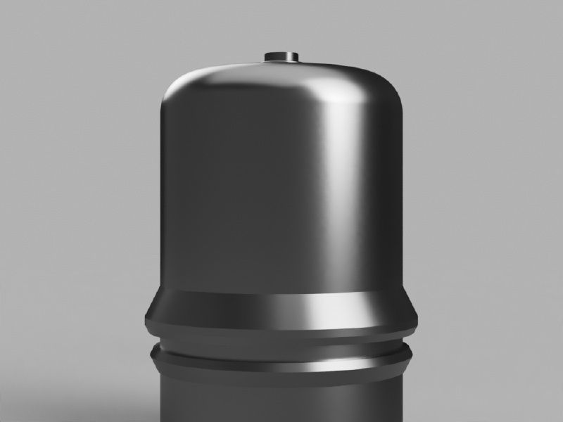 Rey TFA The Force Awakens Backpack Cannister Bottle Star Wars 3D print model_4