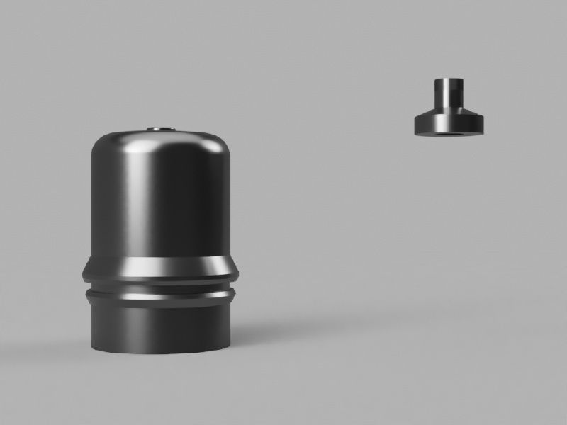 Rey TFA The Force Awakens Backpack Cannister Bottle Star Wars 3D print model_2