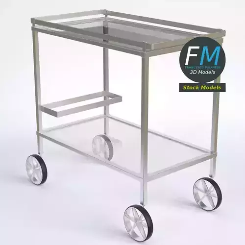 Food beverage trolley cart 4