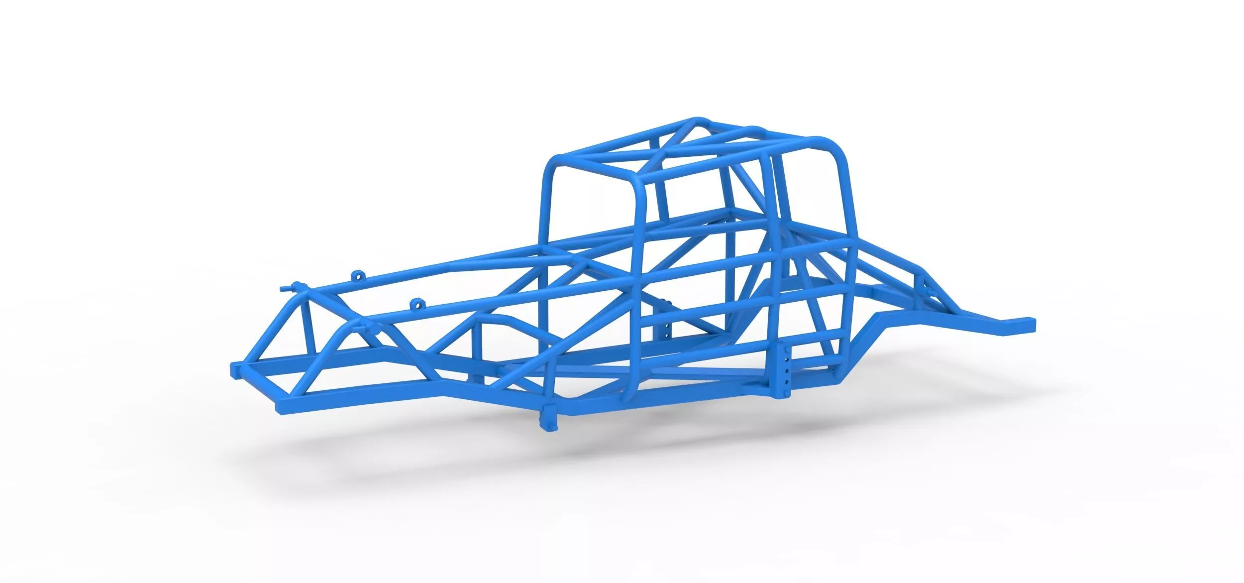 Frame of Canadian vintage modified stock car Scale 1 to 25 3D print model