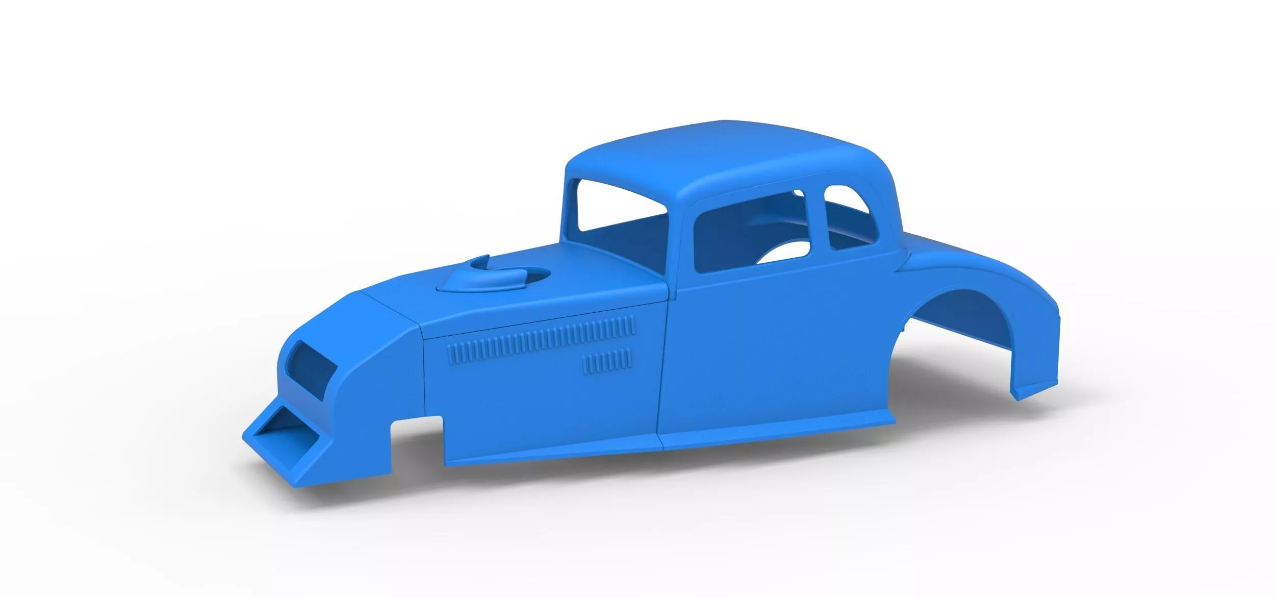 Shell of Canadian vintage modified stock car Scale 1 to 25 3D print model