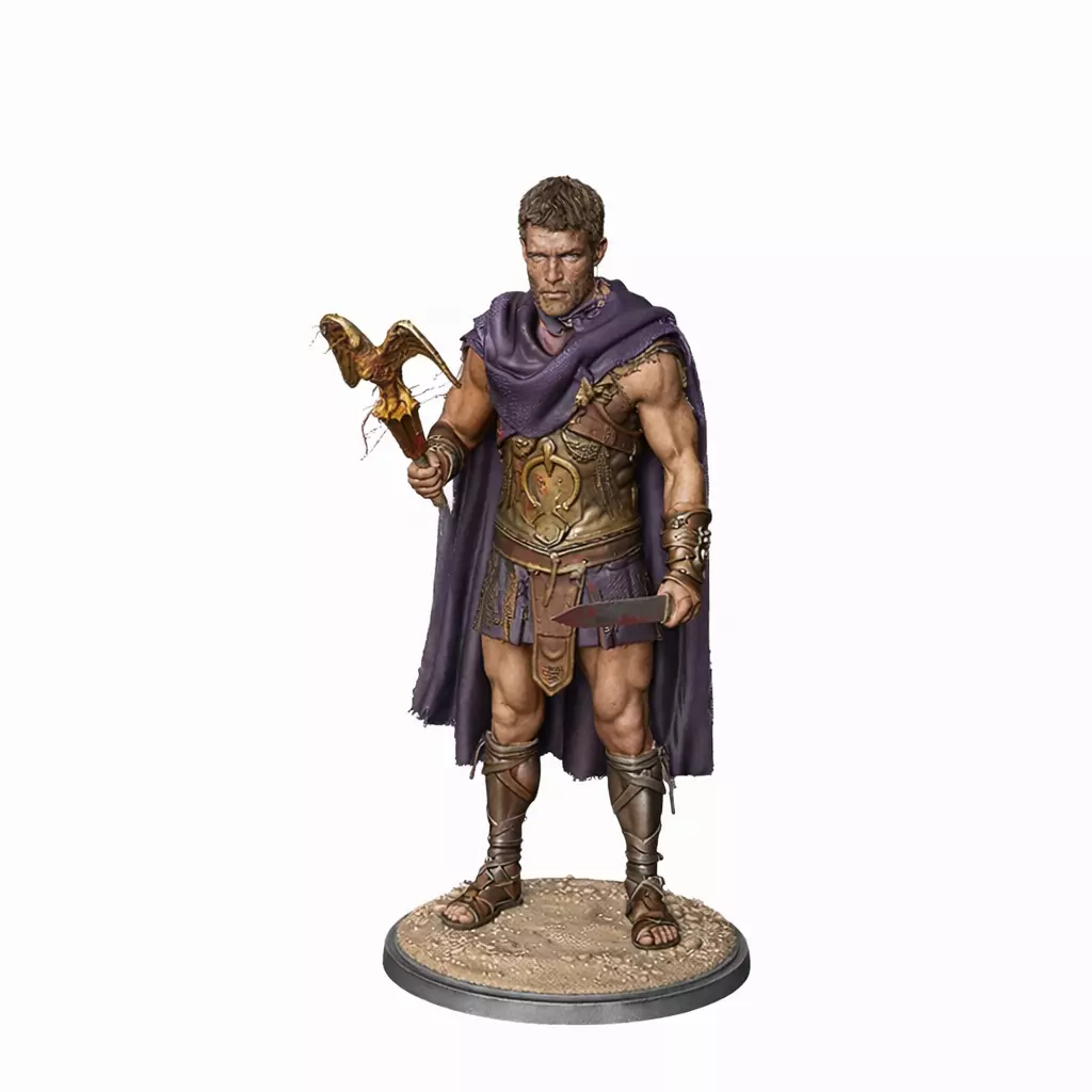 Legendary Roman Gladiator STL File for 3D Printing 3D print model