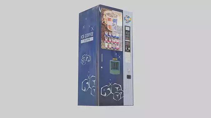 Korean Hot and Iced Coffee Vending Machine